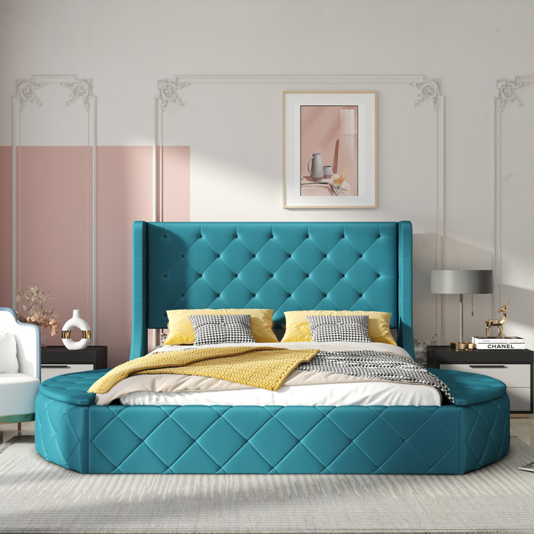 Wayfair wingback online bed